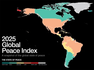 Աշխարհի ամենախաղաղ երկրների ցանկում Հայաստանը 58-րդն է