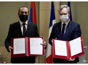 ՀՀ ԱԳ նախարարը և Ֆրանսիայի արտաքին գործերի պետքարտուղարը ստորագրել են «Հայ-ֆրանսիական տնտեսական համագործակցության 2021-2026թթ. ճանապարհային քարտեզը»