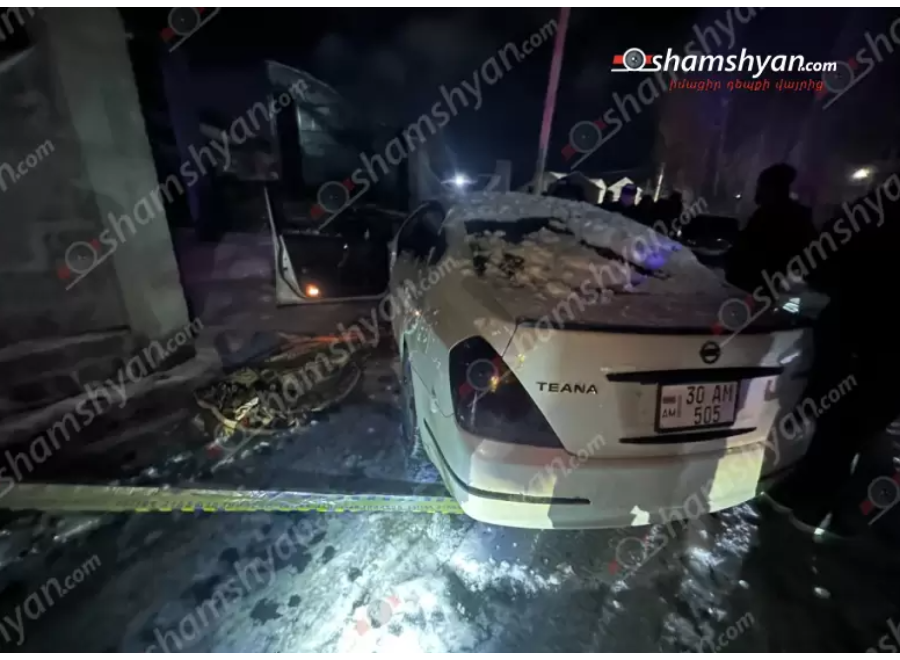 Վարդենիկում 39-ամյա վարորդը «Nissan Teana»-ով բшխվել է քարե պատնեշին․ վարորդը մшհացել է