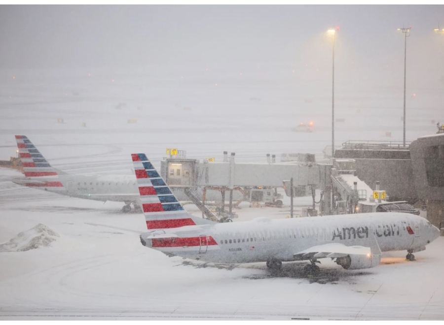 ԱՄՆ-ում ձնաբքի պատճառով չեղարկվել է ավելի քան 10,000 չվերթ