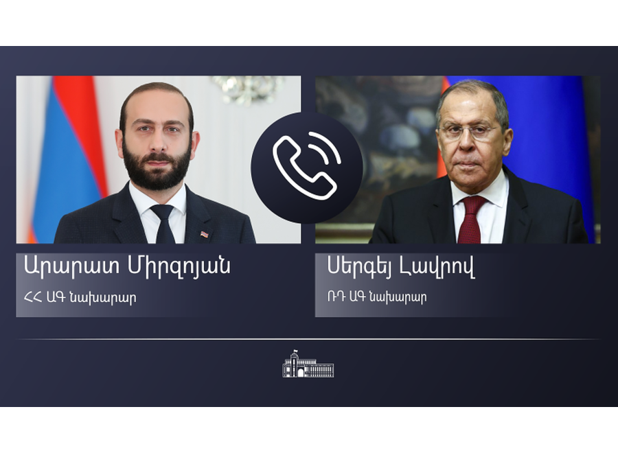 Արարատ Միրզոյանն ու Սերգեյ Լավրովը քննարկել են նոյեմբերի 9-ի, հունվարի 11-ի և նոյեմբերի 26-ի եռակողմ հայտարարությունների կատարման ընթացքը