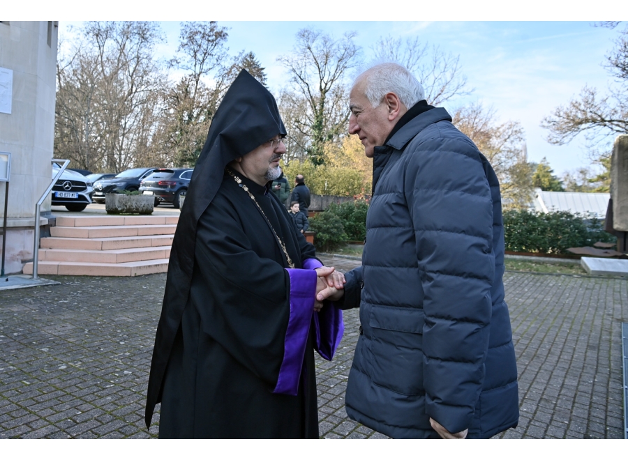 Վահագն Խաչատուրյանն այցելել է Ժնևի Սուրբ Հակոբ եկեղեցի